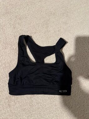 Black Racerback Sports Bra